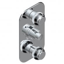 THG U4D-5400BE-F05 - Trim for THG thermostatic valve 2 volume controls, rough part supplied with fixing box ref. 5 400A