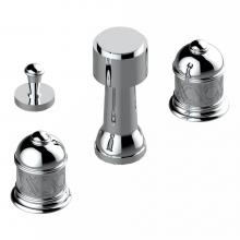 THG U4E-207KA - U4E-207KA - Deck Mounted 3 Hole Bidet W/Vertical Spray Vacuum Breaker And Drain