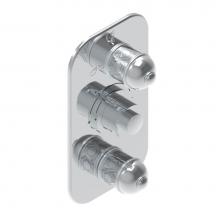 THG U4E-5540BE-F05 - Trim for thg thermostat with 2-way diverter and on/off control, rough part supplied with fixing bo