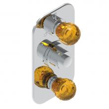 THG U5A-5540BE-A02 - Trim for thg thermostat with 2-way diverter and on/off control, rough part supplied with fixing bo