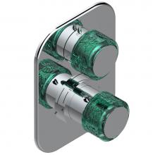 THG U5B-5500BE-A02 - Trim for thg thermostat with 2-way diverter, rough part supplied with fixing box ref. 5 500AE/US