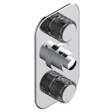 THG U5C-5400BE - U5C-5400BE - Trim For Thg Thermostatic Valve 2 Volume Controls Ref. 5400Ae/Us