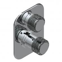 THG U5C-5500BE-A02 - Trim for thg thermostat with 2-way diverter, rough part supplied with fixing box ref. 5 500AE/US