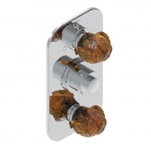 THG U5D-5540BE-A08 - Trim for thg thermostat with 2-way diverter and on/off control, rough part supplied with fixing bo