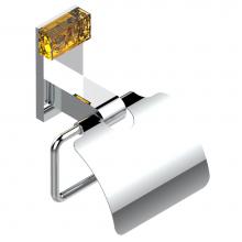 THG U5E-538AC-F05 - Toilet paper holder, single mount with cover