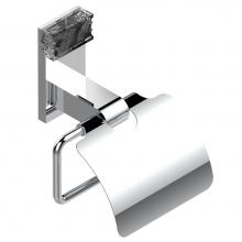 THG U5F-538AC-F05 - Toilet paper holder, single mount with cover