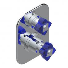THG U6B-5500BE-A02 - Trim for thg thermostat with 2-way diverter, rough part supplied with fixing box ref. 5 500AE/US