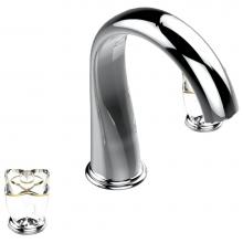 THG U6E-25SGUS-A08 - Roman tub set with 3/4'' valves