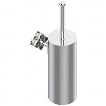 THG U6E-4720C - U6E-4720C - Metal Toilet Brush Holder With Brush With Cover Wall Mounted