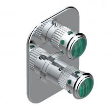 THG U7A-5500BE-A02 - Trim for thg thermostat with 2-way diverter, rough part supplied with fixing box ref. 5 500AE/US