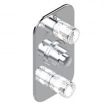 THG U8A-5540BE-A08 - Trim for thg thermostat with 2-way diverter and on/off control, rough part supplied with fixing bo