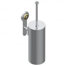 THG U8B-4720C - U8B-4720C - Metal Toilet Brush Holder With Brush With Cover Wall Mounted