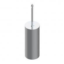 THG U95-4700C - U95-4700C - Metal Toilet Brush Holder With Brush With Cover Floor Mounted