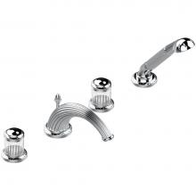 THG U94-112BGUS - U94-112BGUS - Roman Tub Set With Divertor Spout And Handshower 3/4''