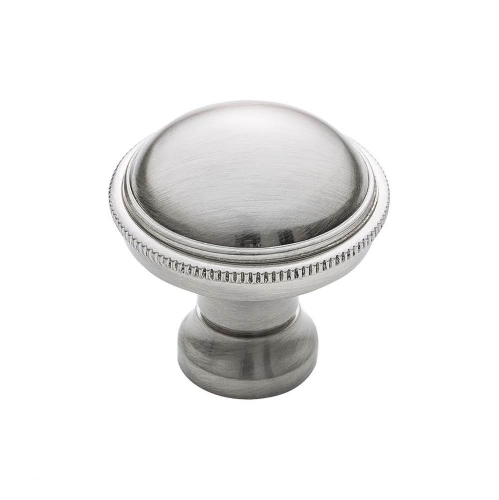 Purity Knob 1 1/8 Inch Brushed Satin Nickel