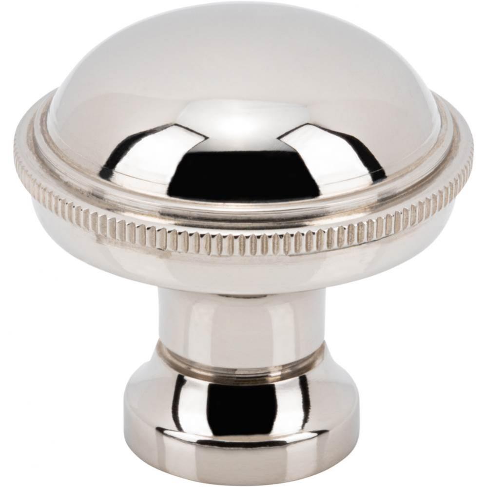 Purity Knob 1 1/4 Inch Polished Nickel