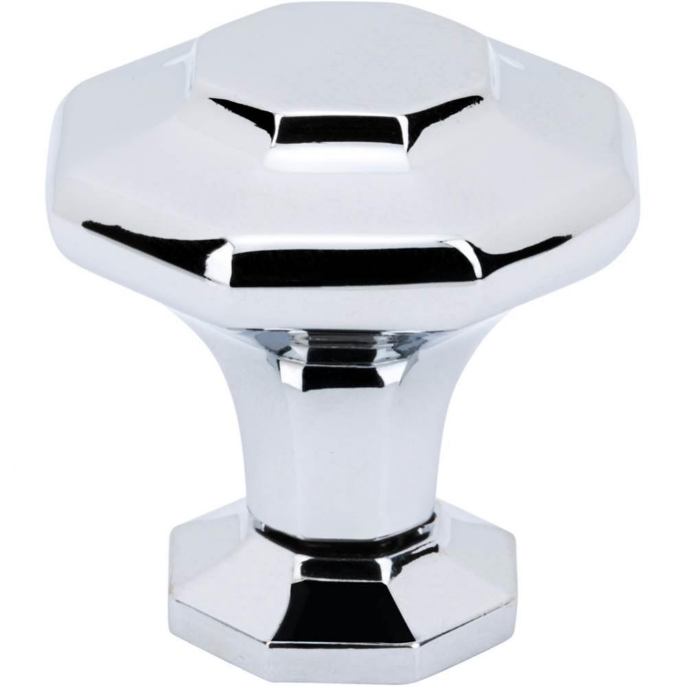 Palazzo Knob 1 3/16 Inch Polished Chrome