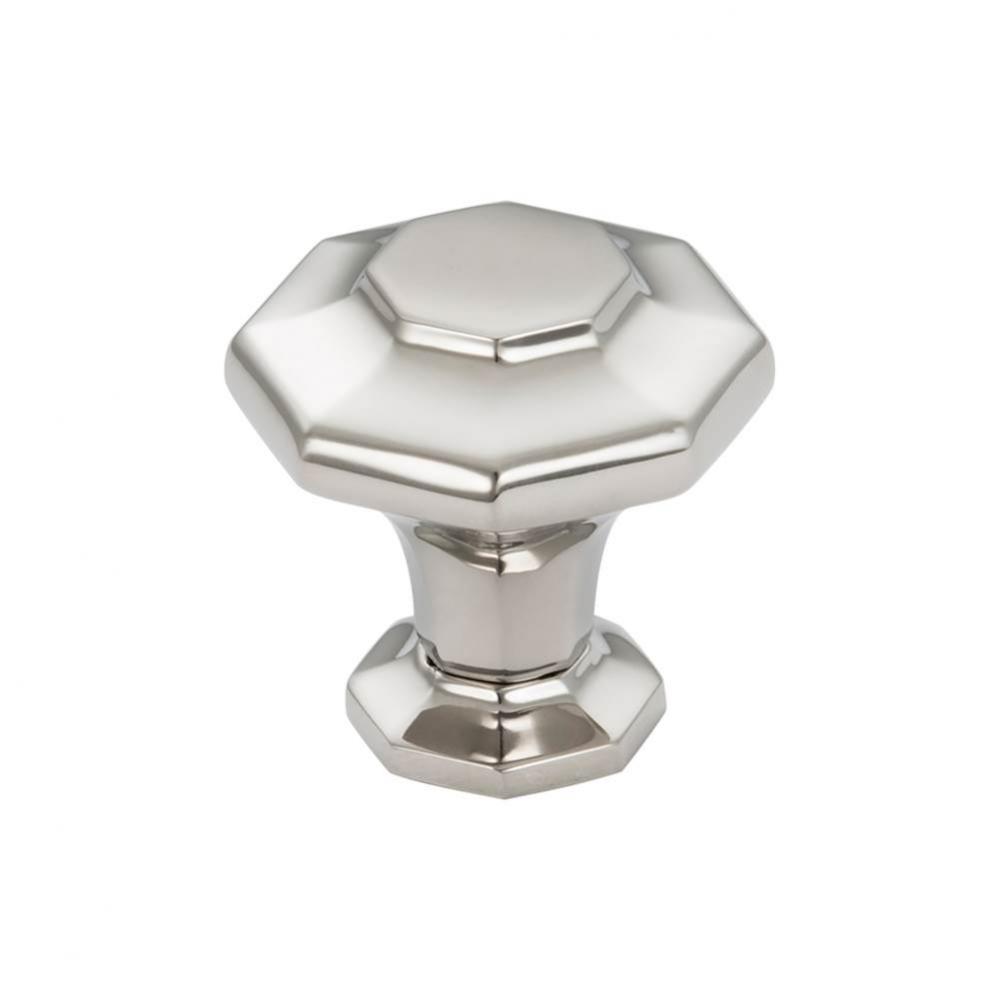 Palazzo Knob 1 3/16 Inch Polished Nickel