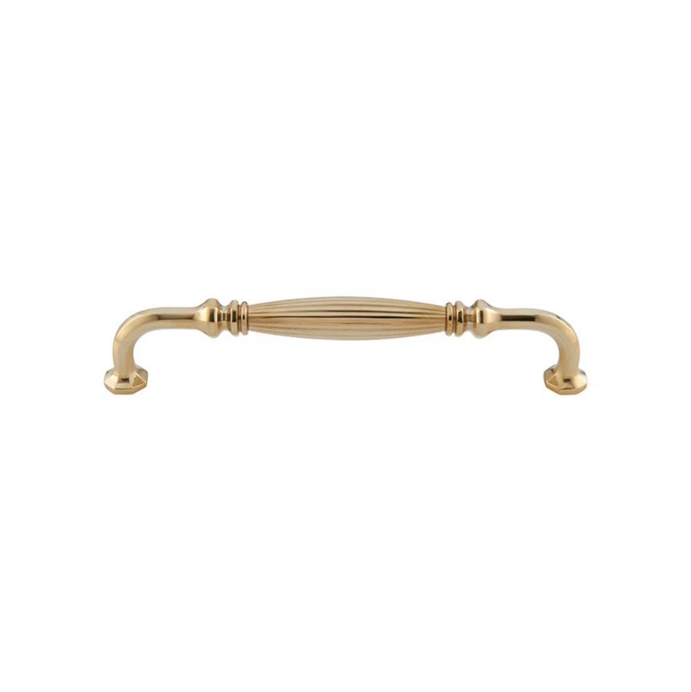 Roscato Pull 7 9/16 Inch Unlacquered Brass