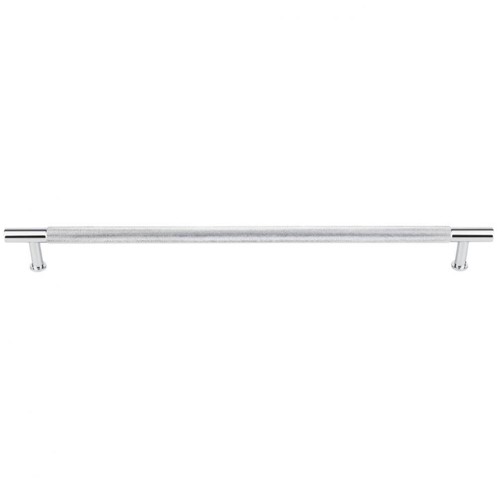 Beliza Knurled Bar Pull 12'' (c-c) - Polished Chrome