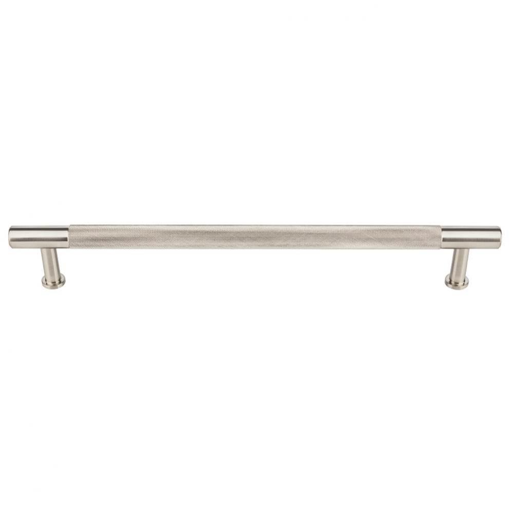 Beliza Knurled Appliance Pull 12 Inch Brushed Satin Nickel