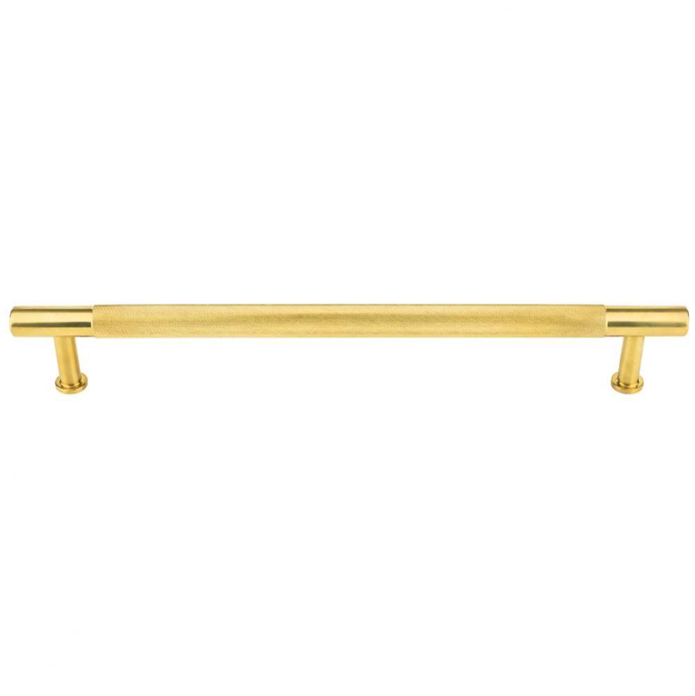 Beliza Knurled Appliance Pull 12 Inch Unlacquered Brass