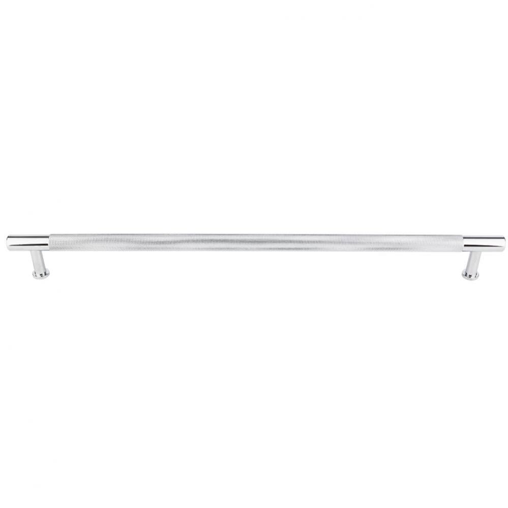 Beliza Knurled Appliance Pull 18'' (c-c) - Polished Chrome