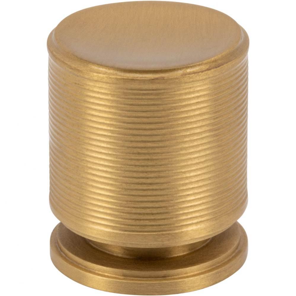 Vibe Knob 1 Inch Satin Brass