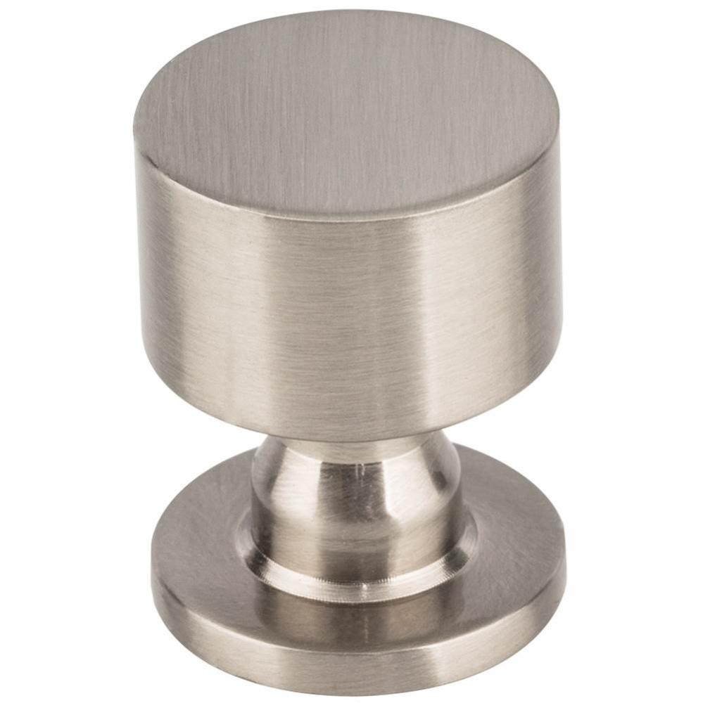 Dante Knob 1 Inch Brushed Satin Nickel