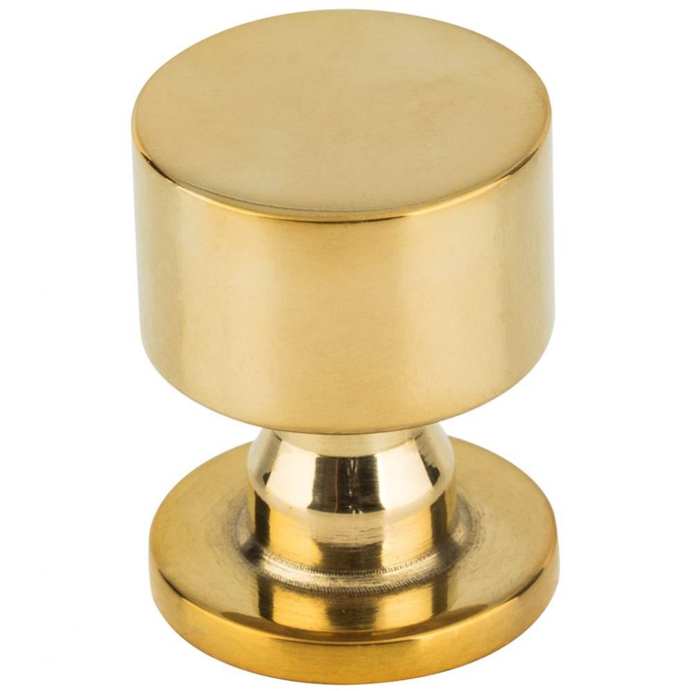 Dante Knob 1 Inch Unlaquered Brass