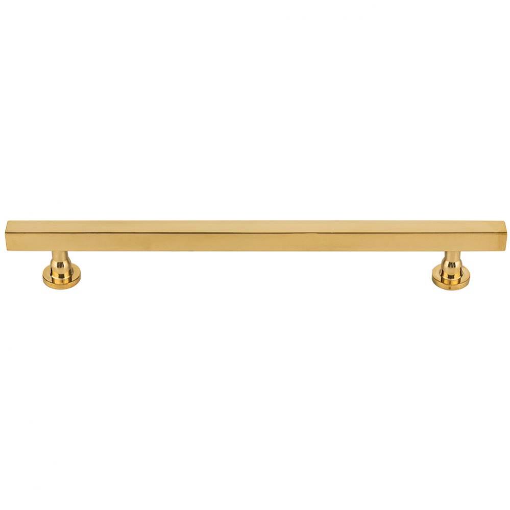 Dante Pull 7 9/16 Inch Unlaquered Brass