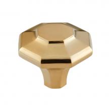 Vesta V7152ULB - Palazzo Knob 1 5/8'' - Unlacquered Brass