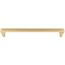 Vesta V7305SB - Alston Pull 7 9/16 Inch (c-c) Satin Brass