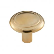 Vesta V7350ULB - Cala Knob 1 1/2'' - Unlacquered Brass