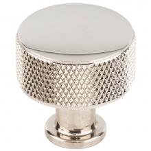 Vesta V7401PN - Beliza Cylinder Knurled Knob 1 Inch Polished Nickel