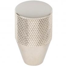 Vesta V7406PN - Beliza Conical Knurled Knob 13/16 Inch Polished Nickel