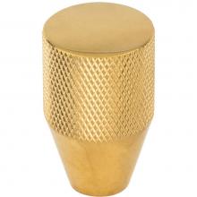 Vesta V7406ULB - Beliza Cylinder Knurled Knob 13/16'' - Unlacquered Brass