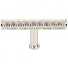 Vesta V7408PN - Beliza Knurled T Knob 2 3/4 Inch Polished Nickel