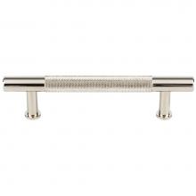 Vesta V7409PN - Beliza Knurled Bar Pull 3 3/4 Inch (c-c) Polished Nickel