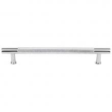 Vesta V7411PC - Beliza Knurled Bar Pull 6 5/16 Inch (c-c) Polished Chrome