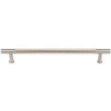 Vesta V7412BSN - Beliza Knurled Bar Pull 7 9/16 Inch (c-c) Brushed Satin Nickel