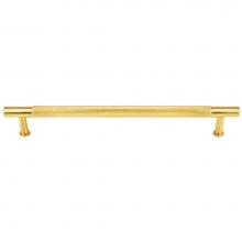 Vesta V7414ULB - Beliza Knurled Appliance Pull 12 Inch Unlacquered Brass