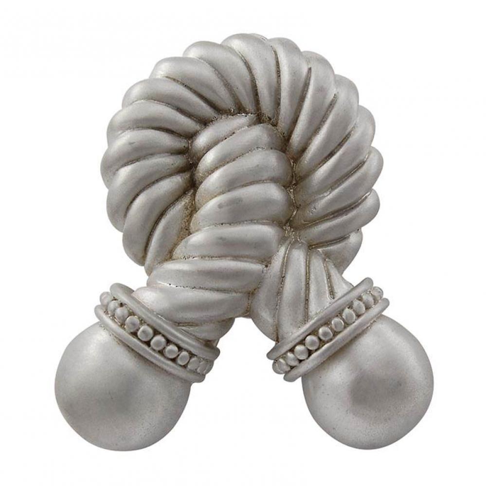 Equestre, Door Knocker, Rope, Satin Nickel