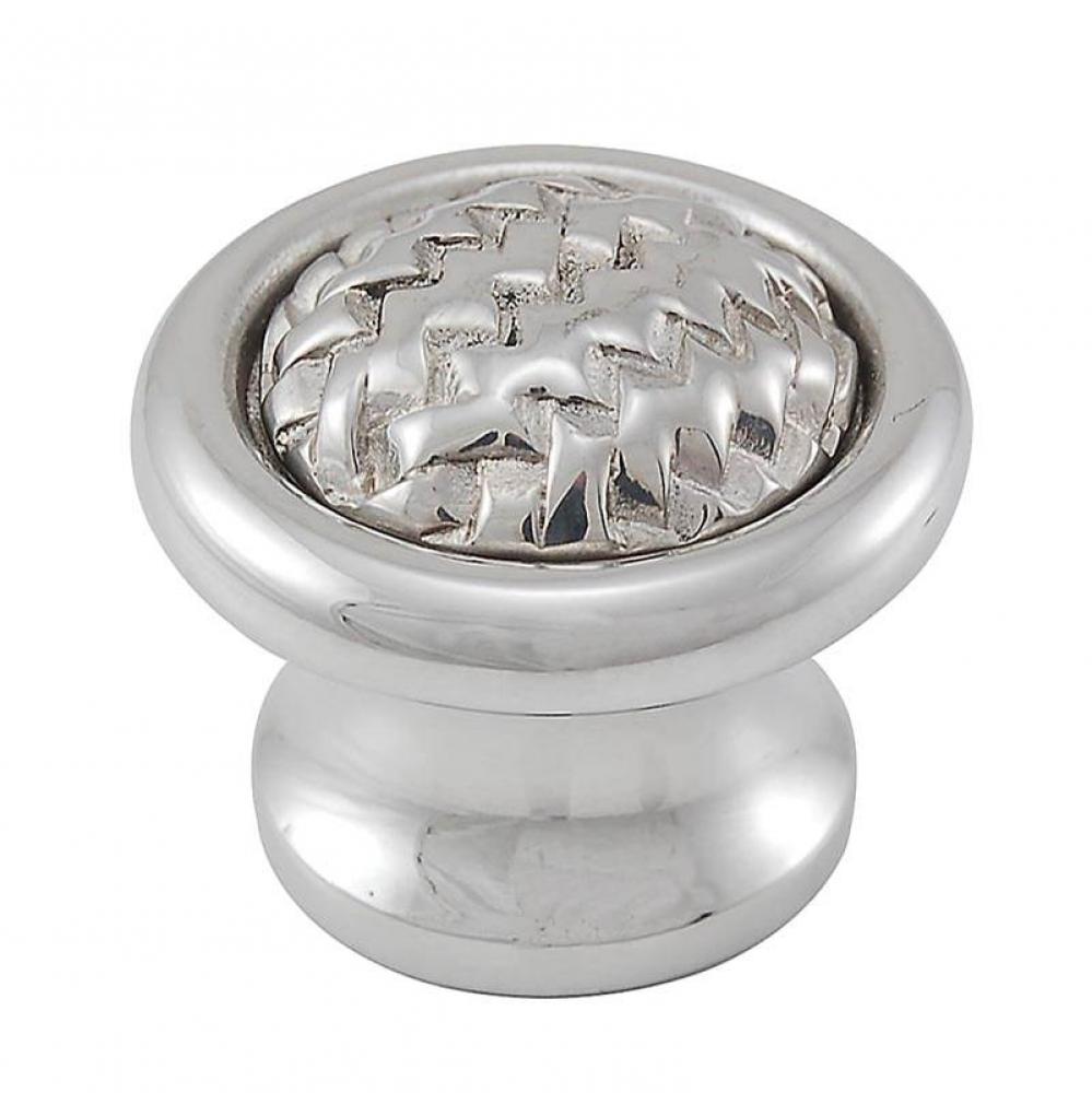 Cestino, Knob, Large, Polished Nickel
