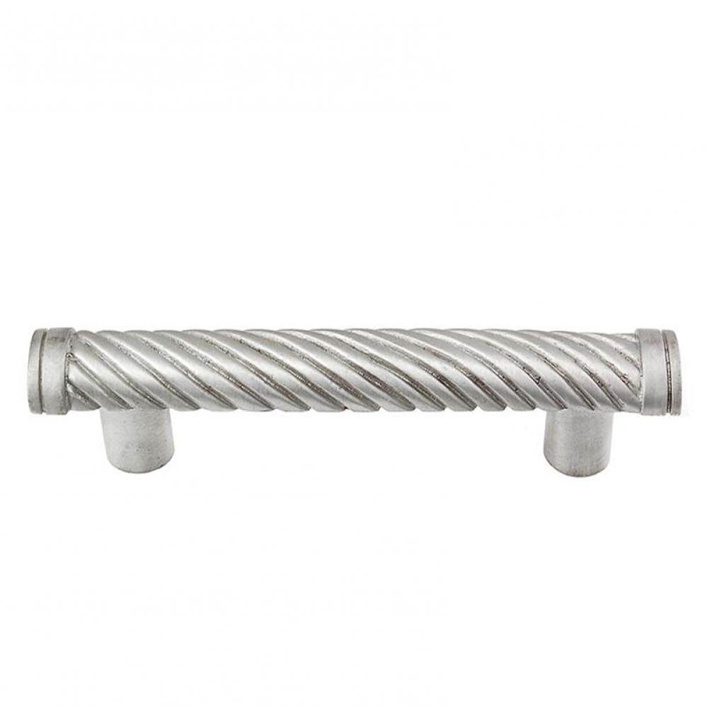 Sanzio, Pull, Wavy Lines, 3 Inch, Satin Nickel