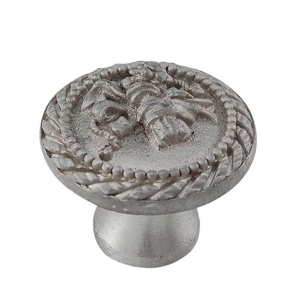 Sforza, Knob, Large, Classical, Small Base, Satin Nickel