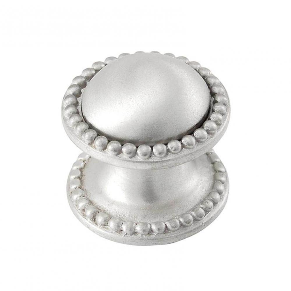 Sanzio, Knob, Small, Beads, Satin Nickel