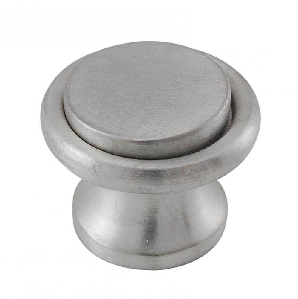 Archimedes, Knob, Large, Satin Nickel