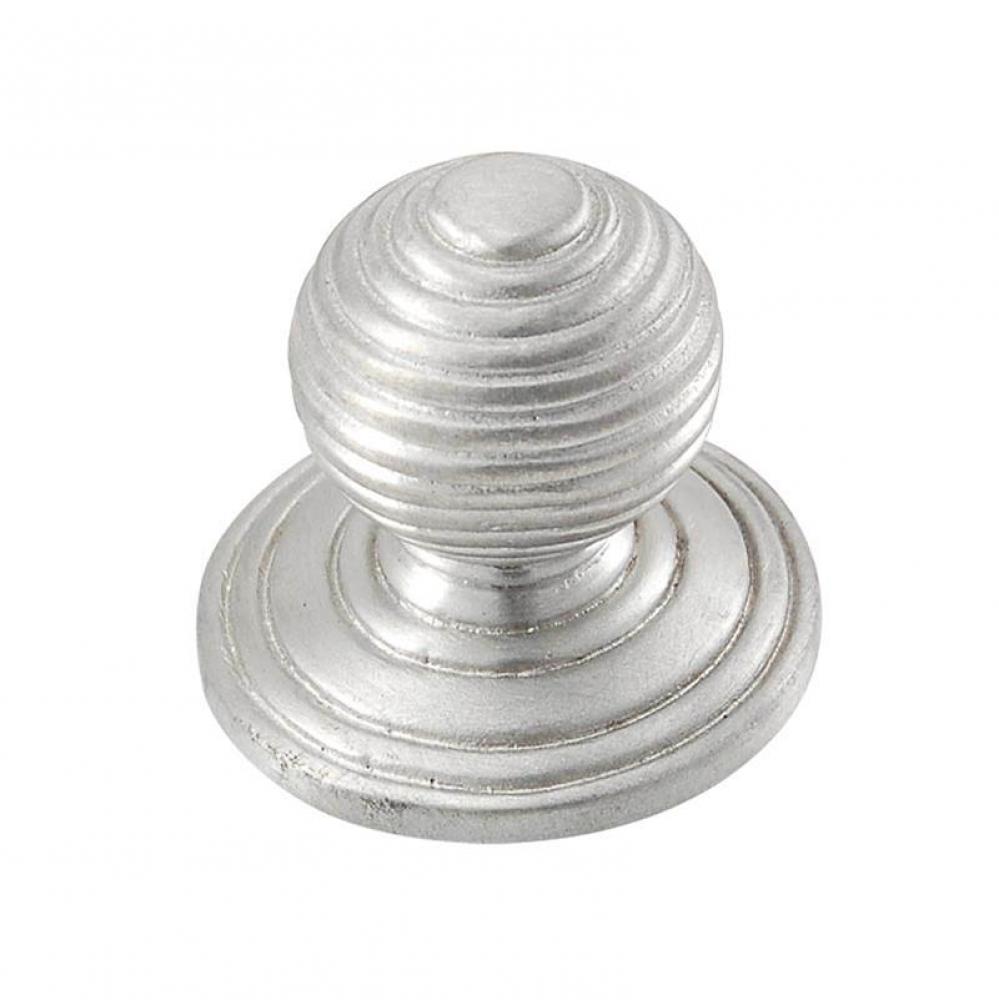 Sanzio, Knob, Large, Circles, Satin Nickel