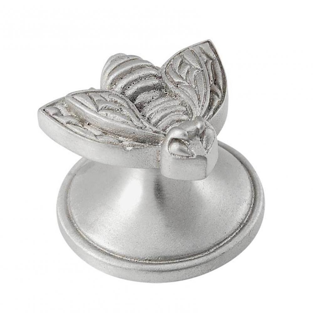 Pollino, Knob, Large, Bee, Satin Nickel